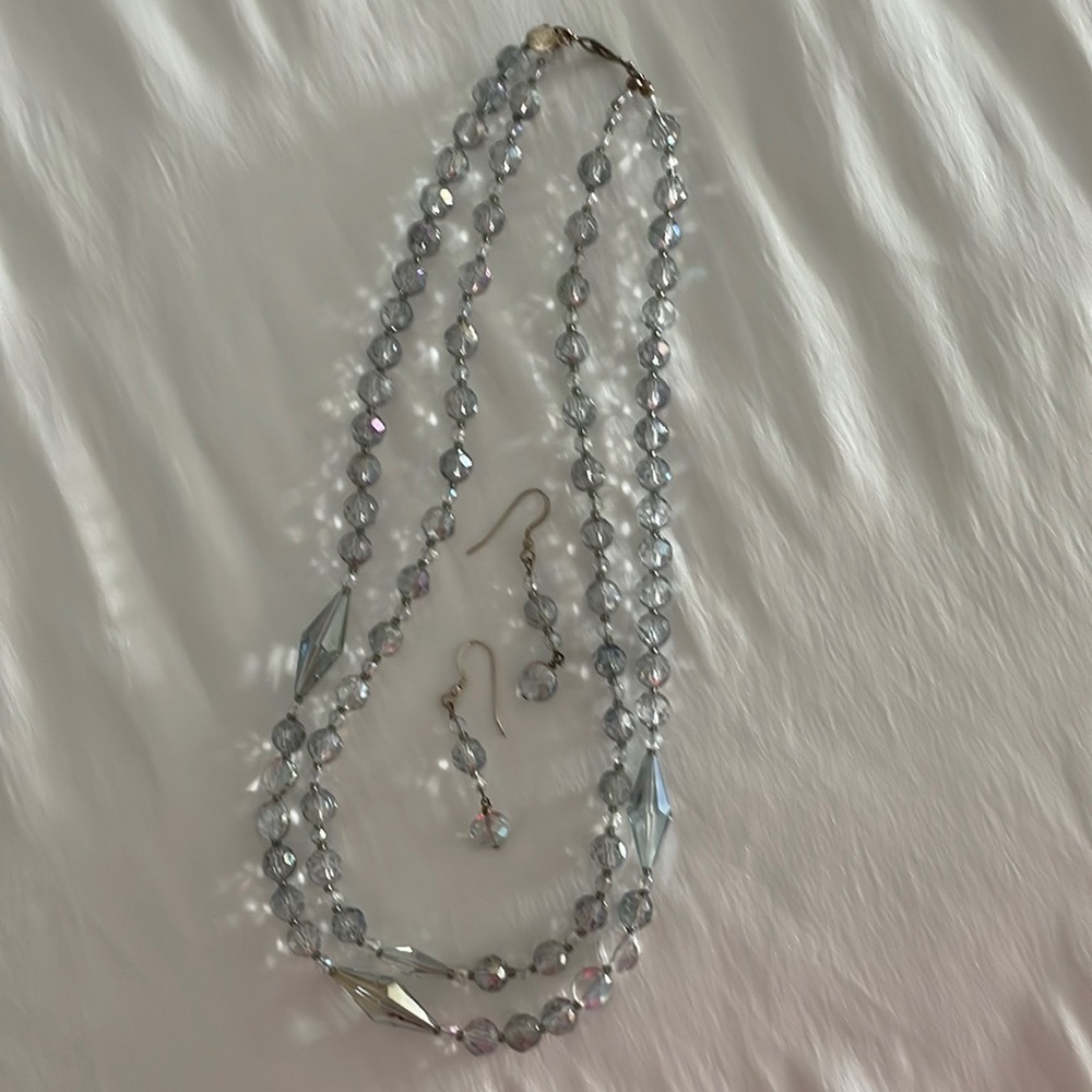 Swarovski crystal necklace.